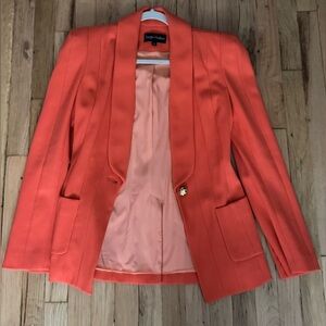 Sergio Hudson Orange Blazer